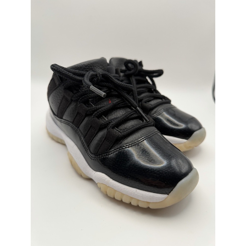 Nike Air Jordan 11 Retro Low GS '72-10' Black Youth Size 4Y 528896-001